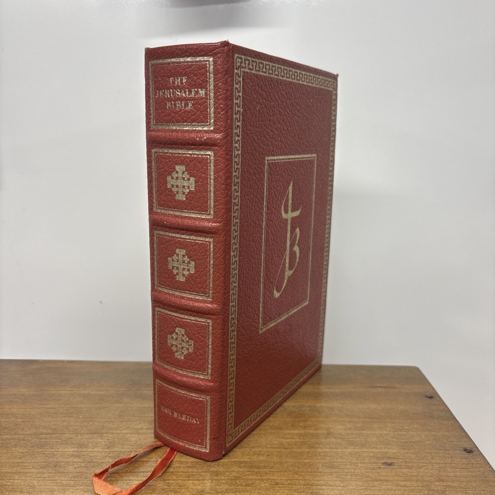 1966 The Jerusaleum Bible Doubleday Red Binding Alexander Jones Tolkien Catholic